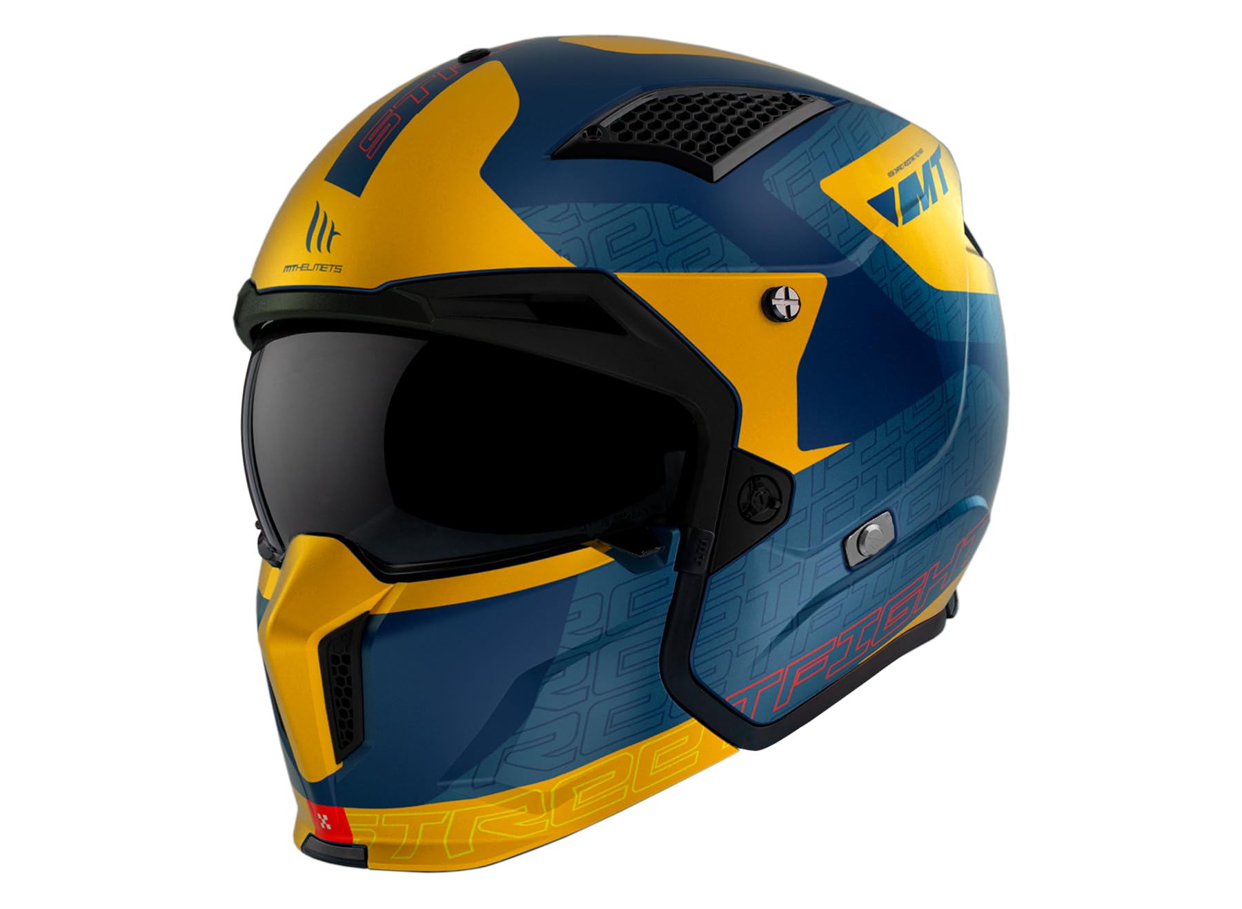 Casco De Moto Trial Streetfighter Sv S Totem -06 Mt Helmets