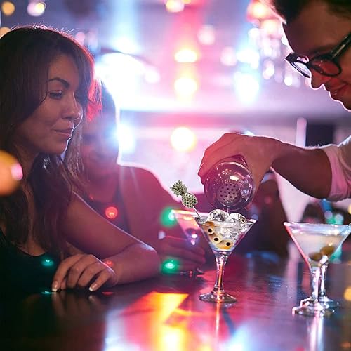 Miniatura 6 de brandname Vivicap - 8 piezas creativas de piña para cóctel de frutas, insertos de acero inoxidable, decoración para comer frutas, ensaladas,