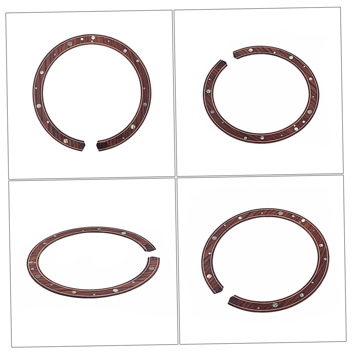 SUPVOX Folk Guitar Oral Flower Sound Hole Sticker Guitar Rosette Decal 110mm Width