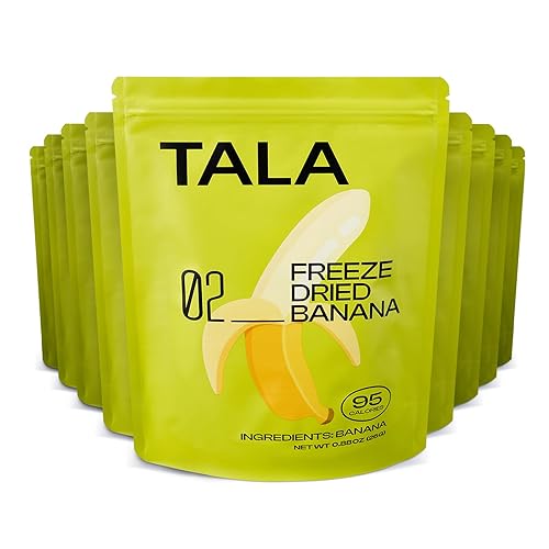 Miniatura 1 de TALA, Fruta liofilizada, aperitivo de frutas, vegano, sin azúcar añadido, paquete de 10 (0.88 onzas cada uno)