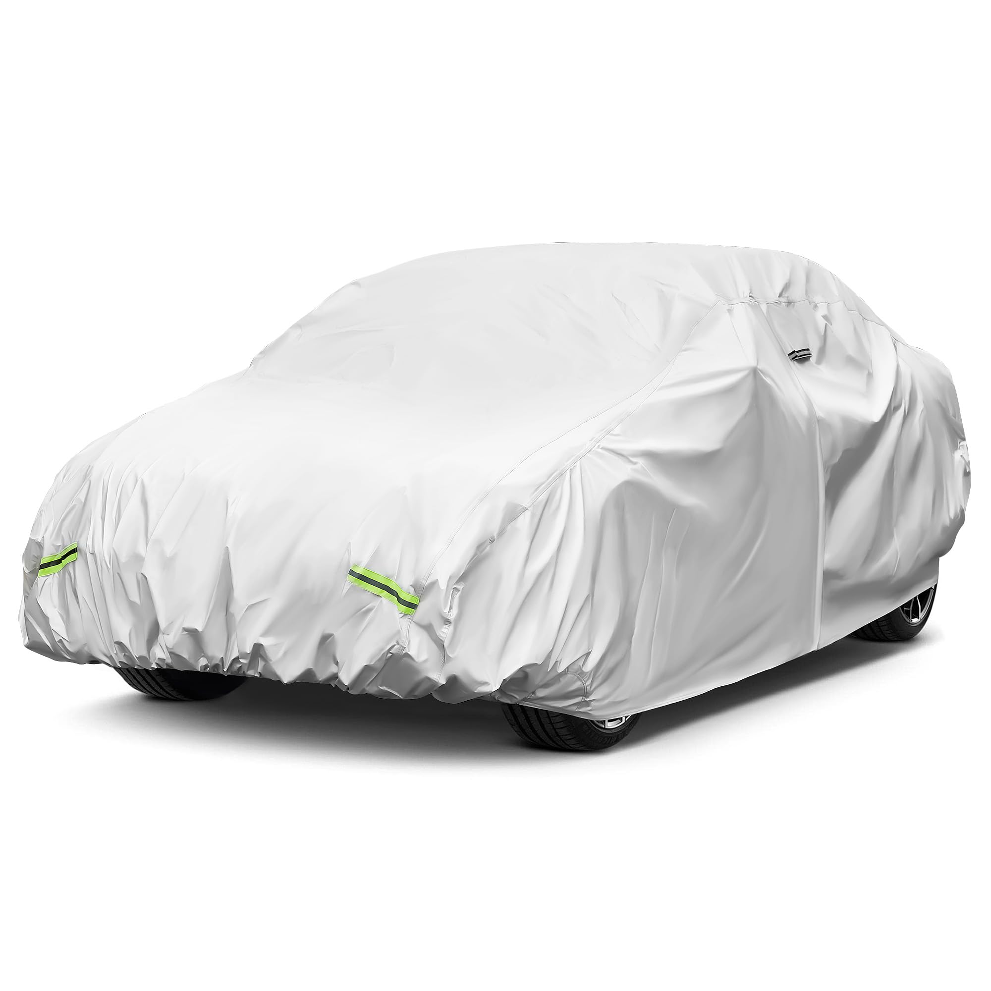 YOLENY Funda impermeable para automóvil para todo tipo de clima, con cremallera, ajuste universal para Sedán, Toyota 86/Supra, Nis