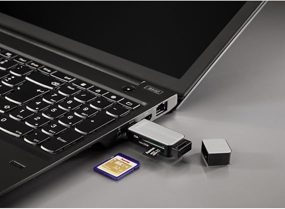 Hama USB 3.0 Card Reader, SD/microSD, Silver