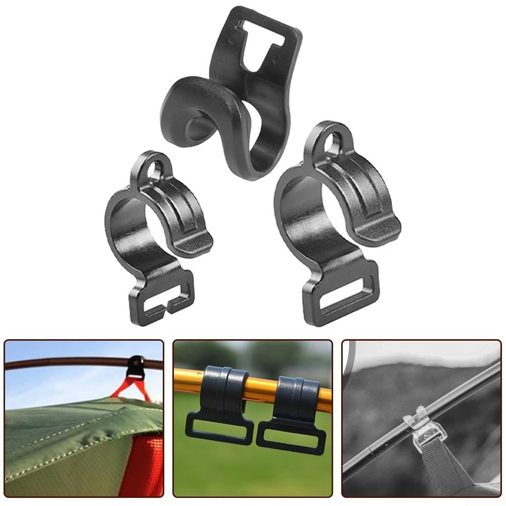 Clip Per Tenda Da Sole Uxsiya (10 Pezzi) – Ganci In ABS Con Punta Da 5 Mm – Facili Da Montare - 3