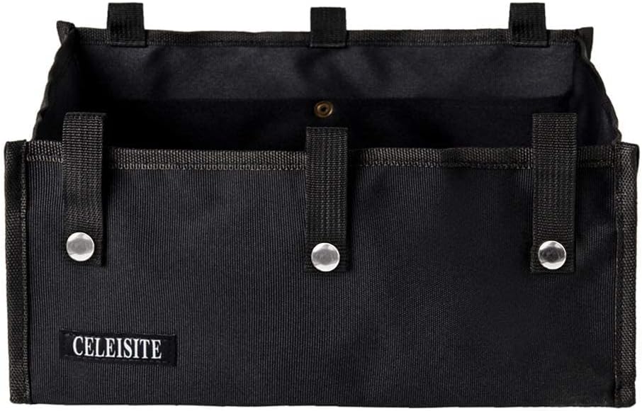 Under Seat Rollator Bag, Large Size Rollator Basket, Under Seat Bag or Tote for Four Wheel Rollator, Walker Underseat Replacement Medical Basket (Black)