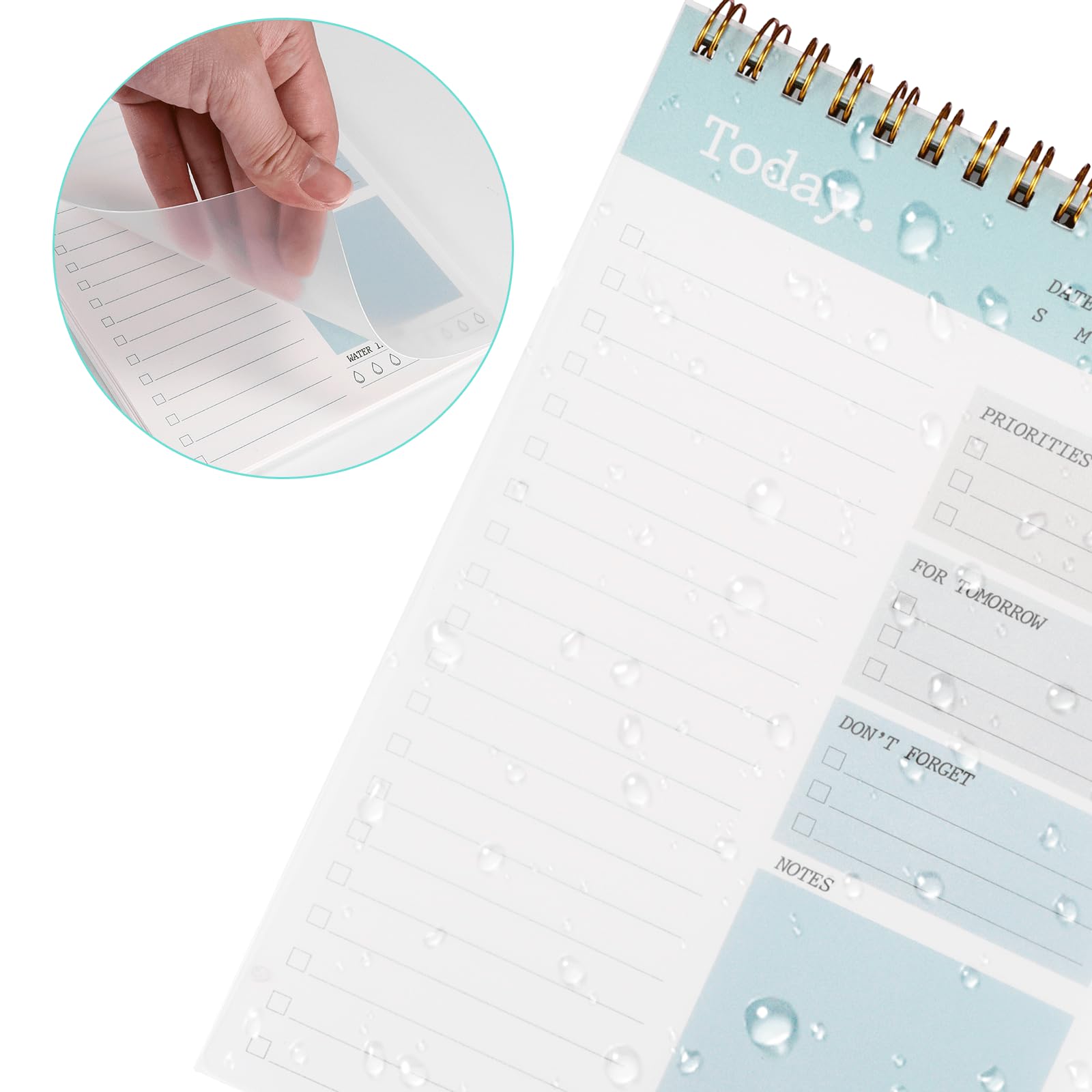 To-Do List Notepad, 15X22Cm Daily Planning Notepad Undated, Removable Productivity Planner Pad With Checklist - Image 4