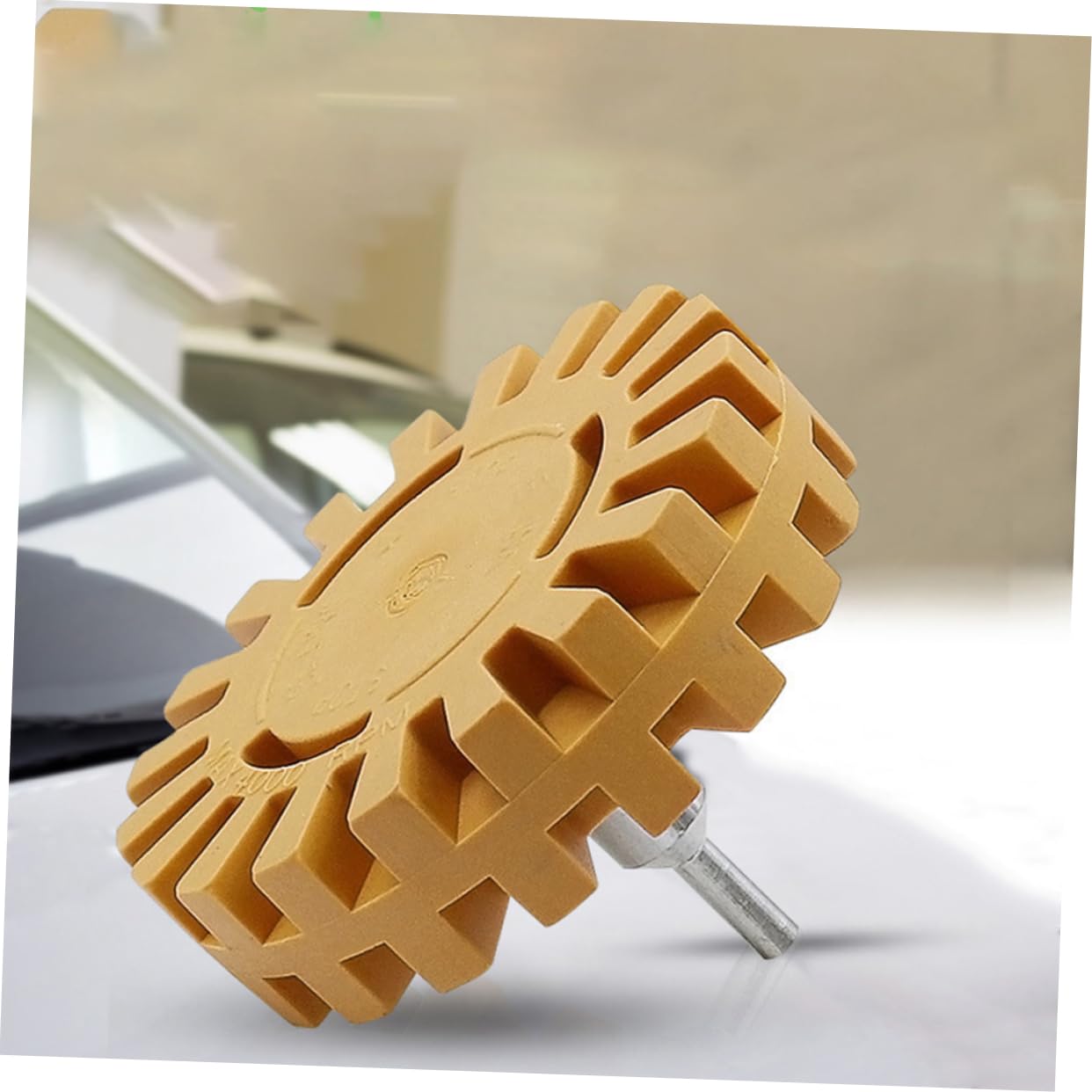OUNONA Rubber Removal Wheel Eraser Wheel Tool Sticker Remover Decal Remover for Auto Detailing