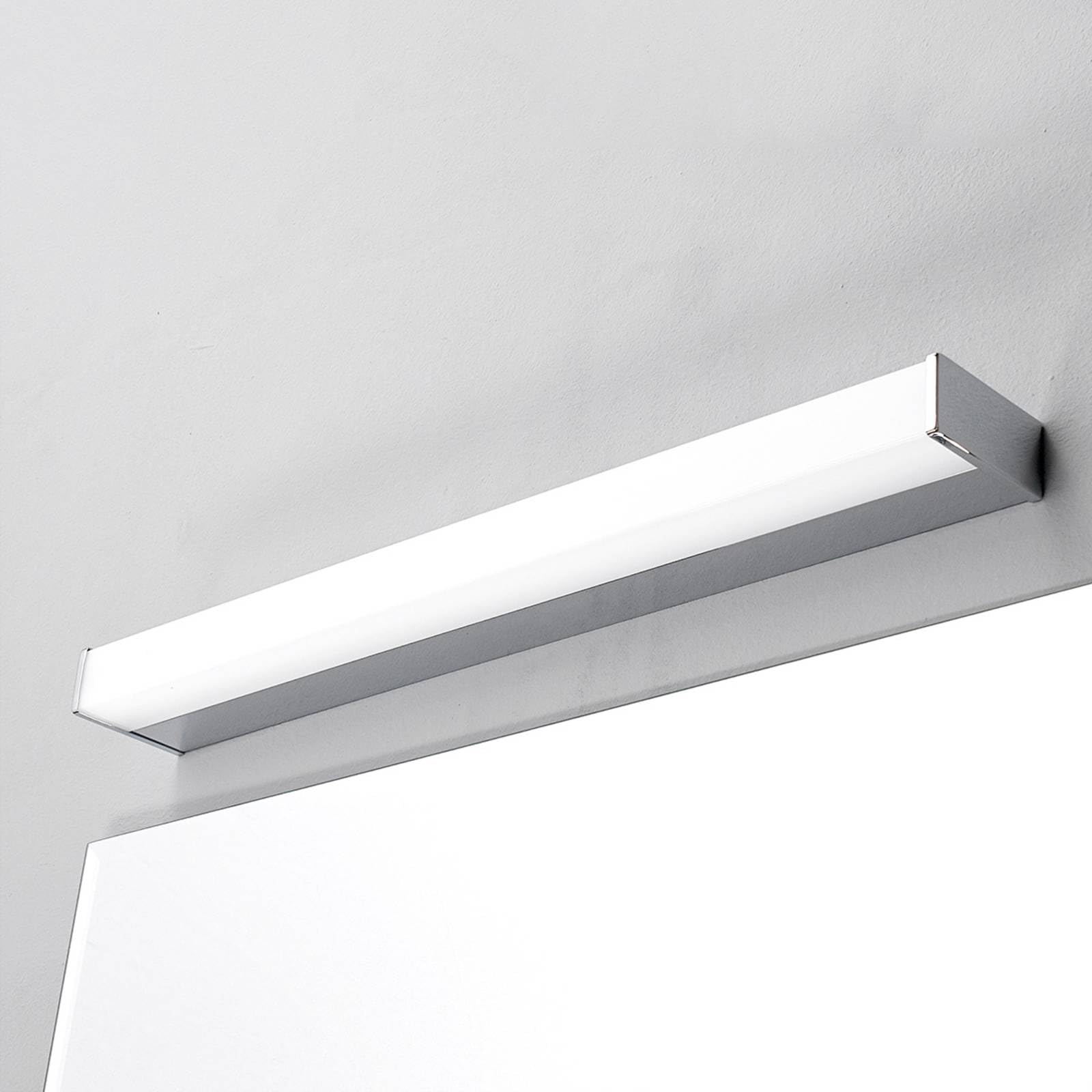 Lindby LED Wandleuchte, Wandlampe Bad Philippa (spritzwassergeschützt (Modern) in Chrom aus Metall (1 flammig) - Wandleuchten Spiegelleuchte Badezimmer Wandbeleuchtung Badezimmerleuchte