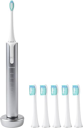 Miniatura 7 de Soniclean Lux - Cepillo de dientes sónico para adultos con 6 cabezales de cepillo de dientes, cepillo de dientes recargable, cepillo de dientes