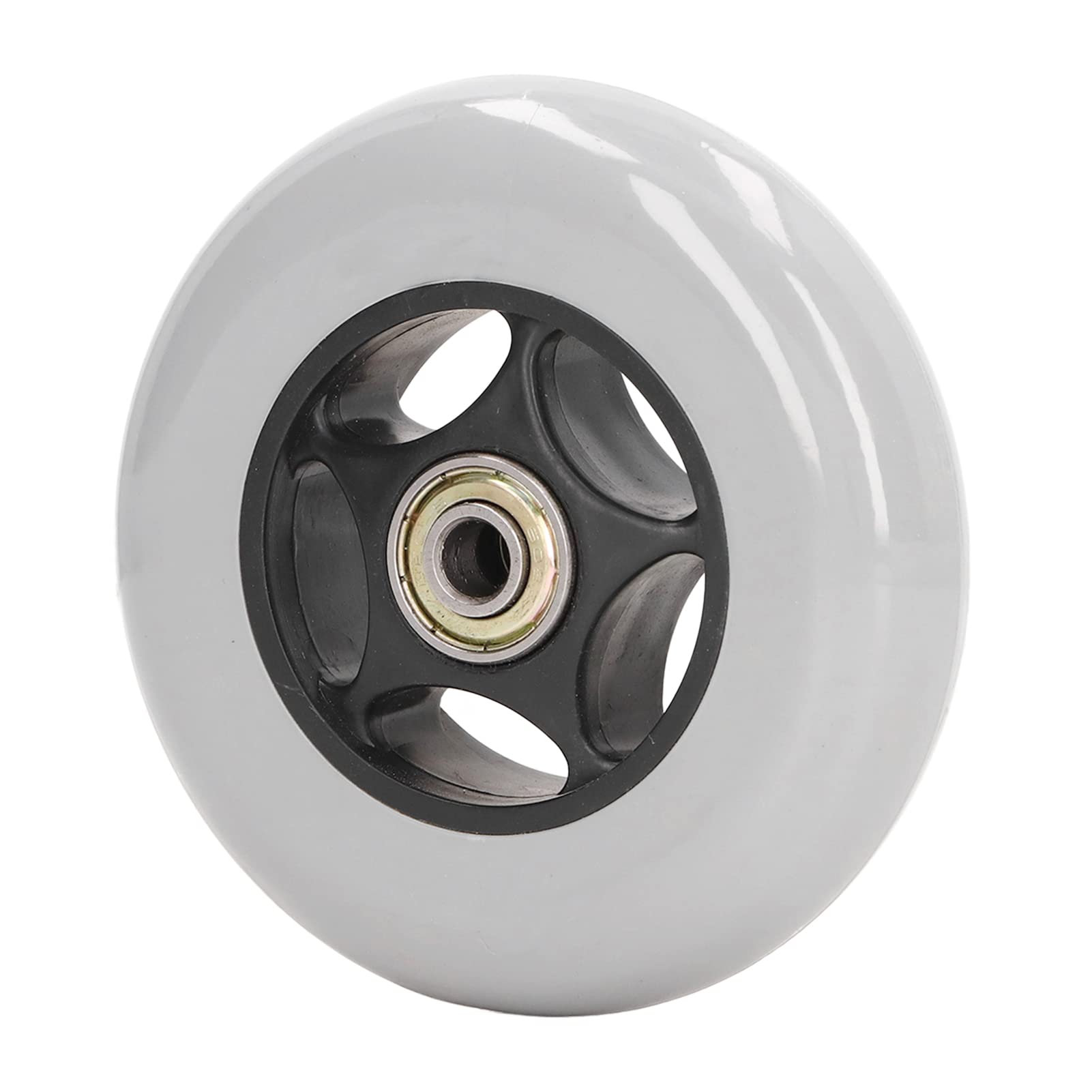 Rubber Wheel Wheelchair Wheel Wheelchair Wheel Heavy Duty Wheel 6 Inch Grey Rubber Solid Tyre Replacement Many Walker and Mechanicalcomponents