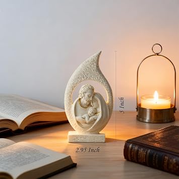 5” H Nativity Scene Indoor - Holy Family Statue Christmas Decoration
