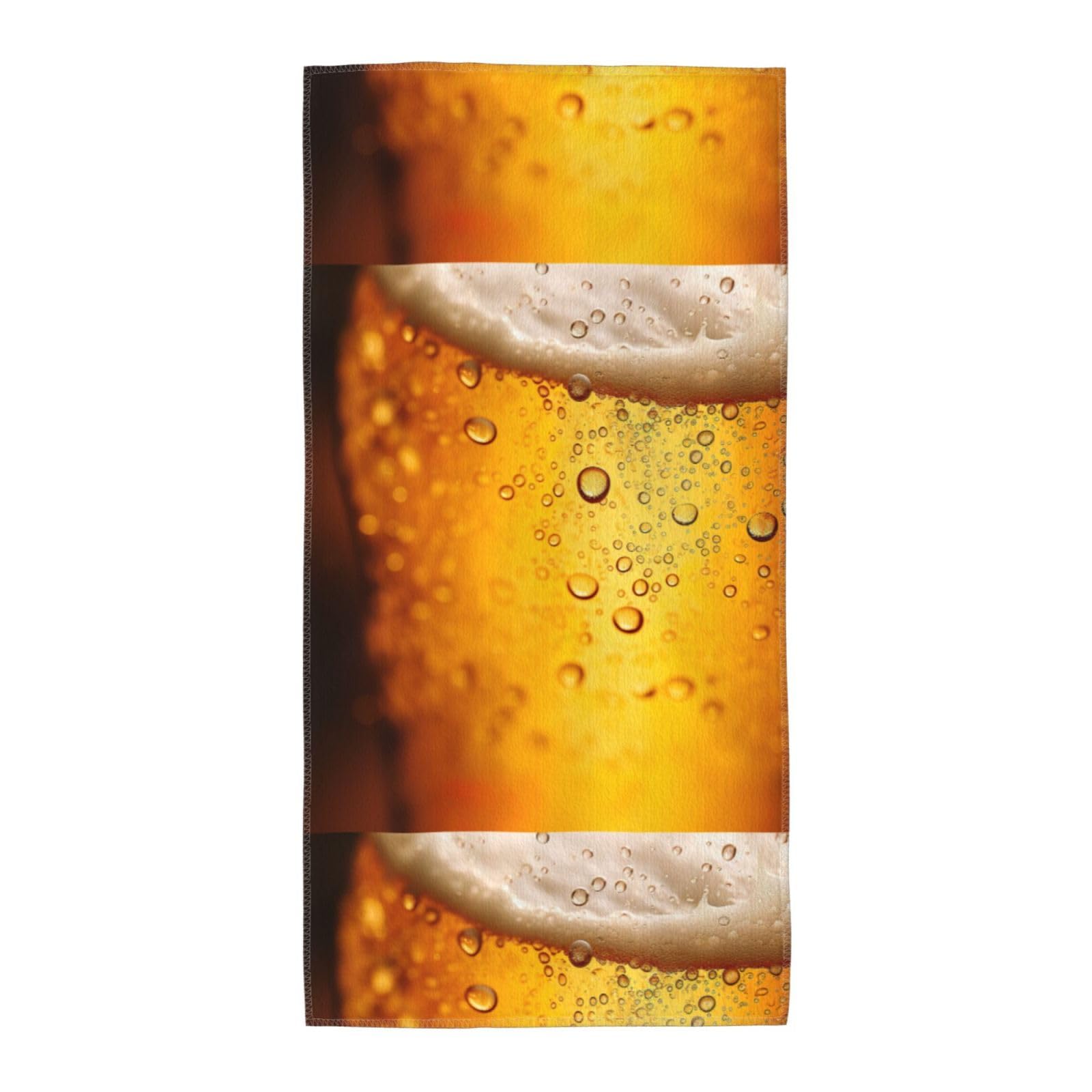 Cbaaghh Beer Print Towel, Towels Thick Face Towels Fast Drying Washcloth For Bath, Spa, Gym