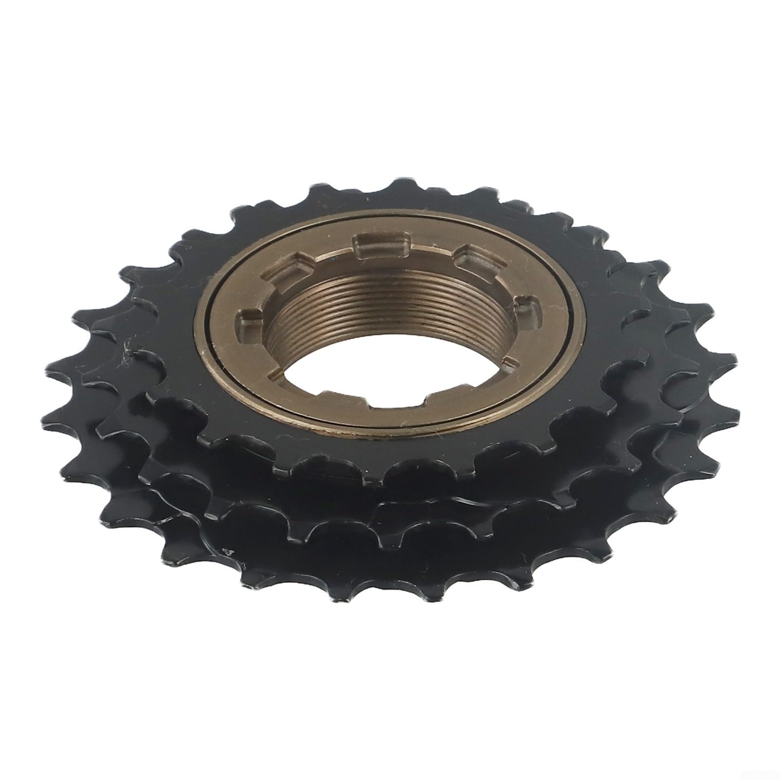 Yhenlovtt Ruota libera per bicicletta a 3 velocità, pignone in acciaio forgiato a freddo, rapporto di trasmissione 18-21-24T, innesto a 3 artigli, filettatura britannica B1.375 x 24 per riparazione