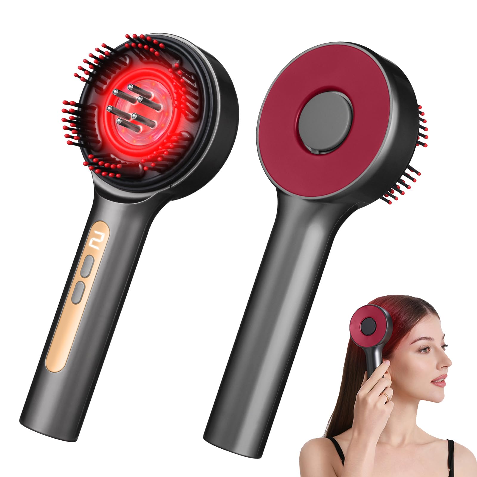 Massaggiatore per cuoio capelluto, applicatore di olio per capelli 3 in 1, applicatore di olio per cuoio capelluto