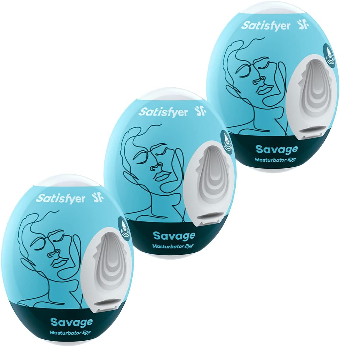 3 huevos masturbadores Satisfyer por 12,45€