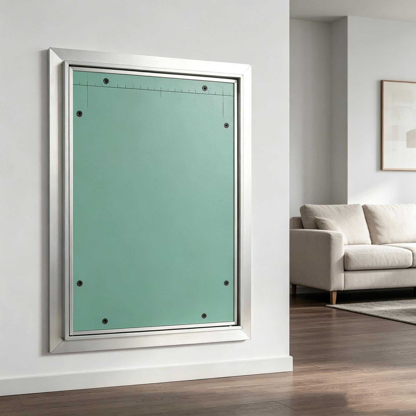Tapa de Trampilla de Pared Trampilla Pladur Aluminio Fácil Instalar