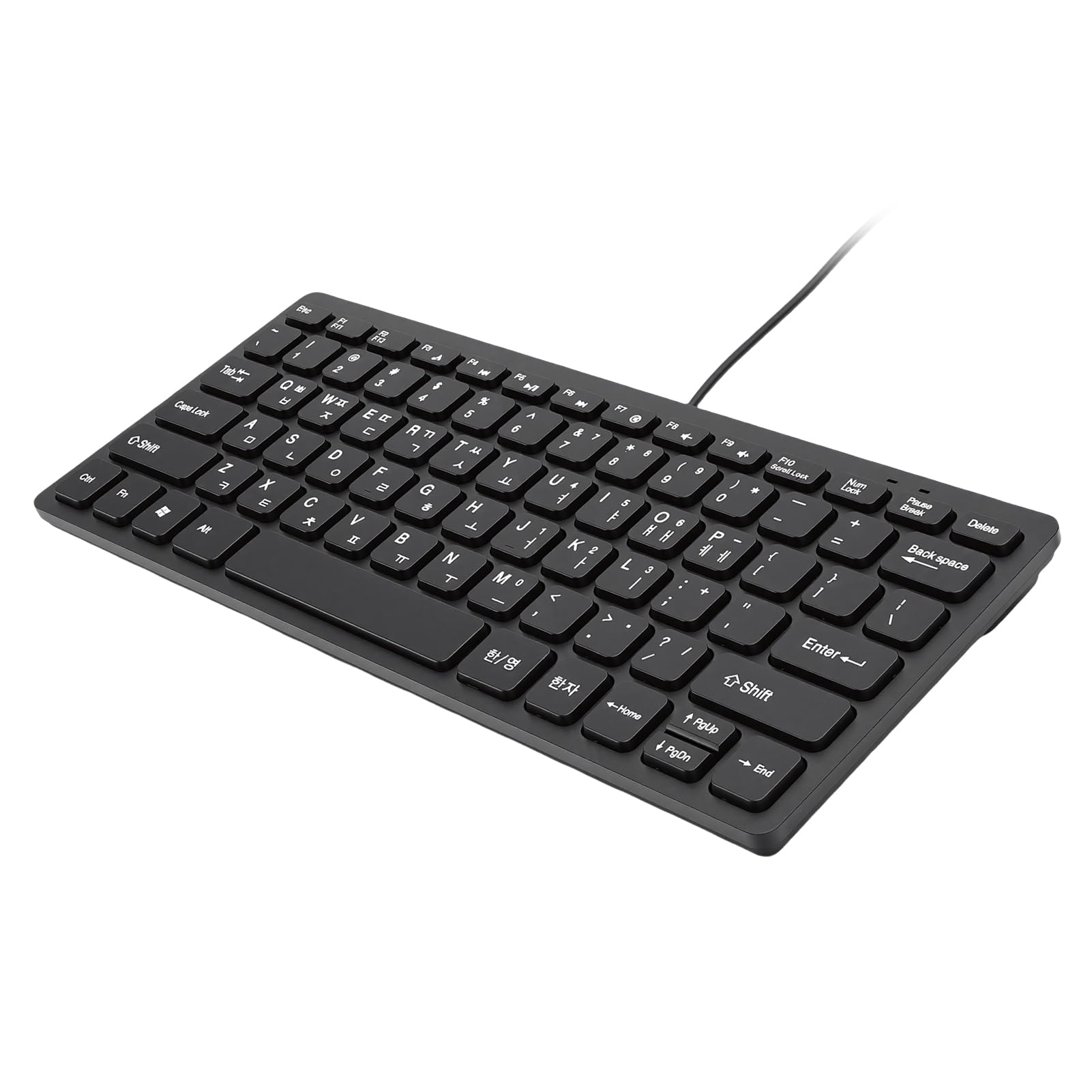 Teclado coreano compacto Elprico USB liviano para escribir con comodidad en tu computadora 8