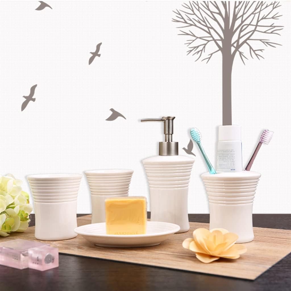 Ceramic Sanitary Ware Five-piece Wash Set Toilet Bathroom Supplies Countertop Finishing