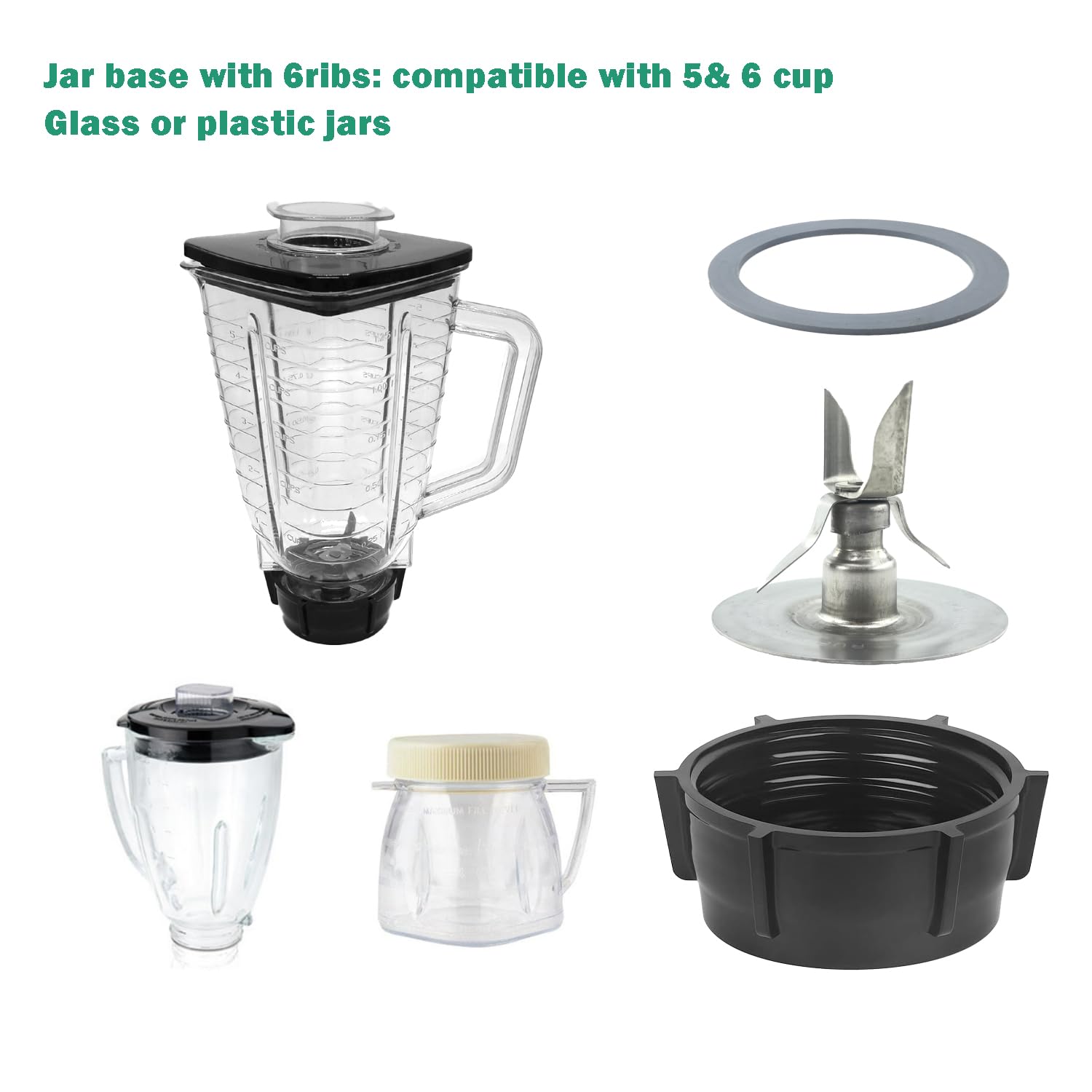 Amazon.com: BRAVER LEMON For Oster Blender Replacement Parts