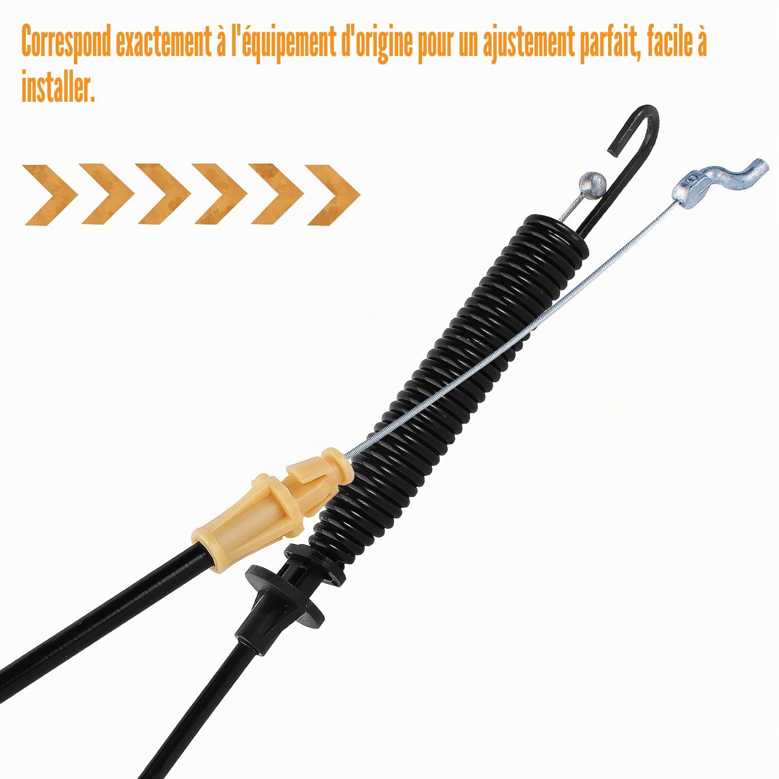 Câble d'engagement pour tondeuse à gazon Troy-Bilt MTD 700 Series 746-04173 746-04173A 746-04173B 746-04173C 746-04173D 946-04173 946-04173A 946-046A 4173B. 946-04173C 290-807 12965