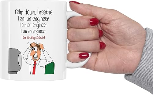 Miniatura 7 de Pop Puns Taza de café de ingeniero divertido regalo para compañero de trabajo de oficina ingeniero frustrado el café sabe mejor 15 onzas