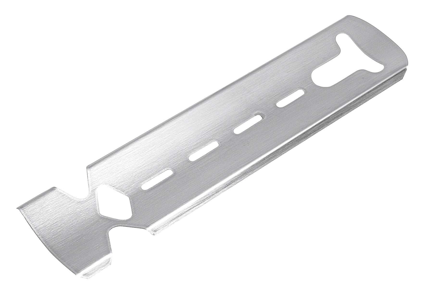 APS Pinza per fuoco in acciaio inox, universale, utilizzabile per pentole di diametro fino a 28 cm, 7 x 31 cm