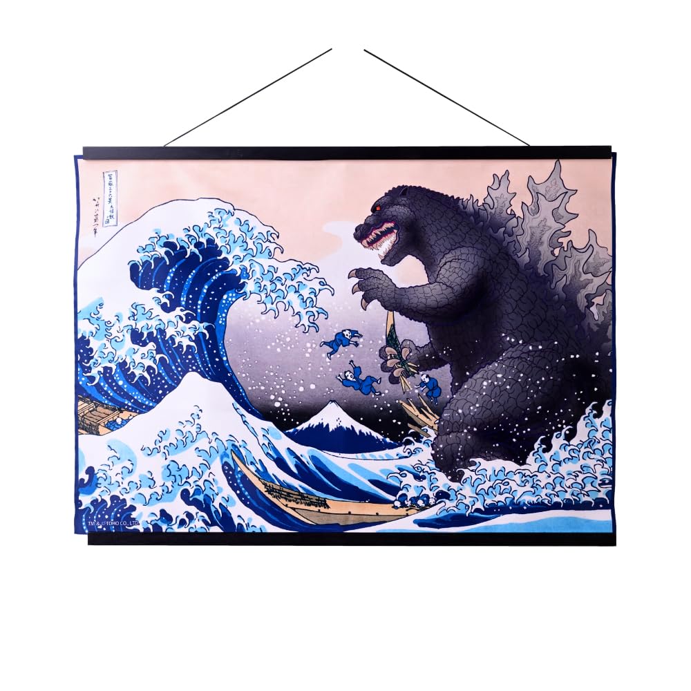 Amazon.com: Godzilla Tapestry Thirty-six Views of Mt. Fuji Hokusai