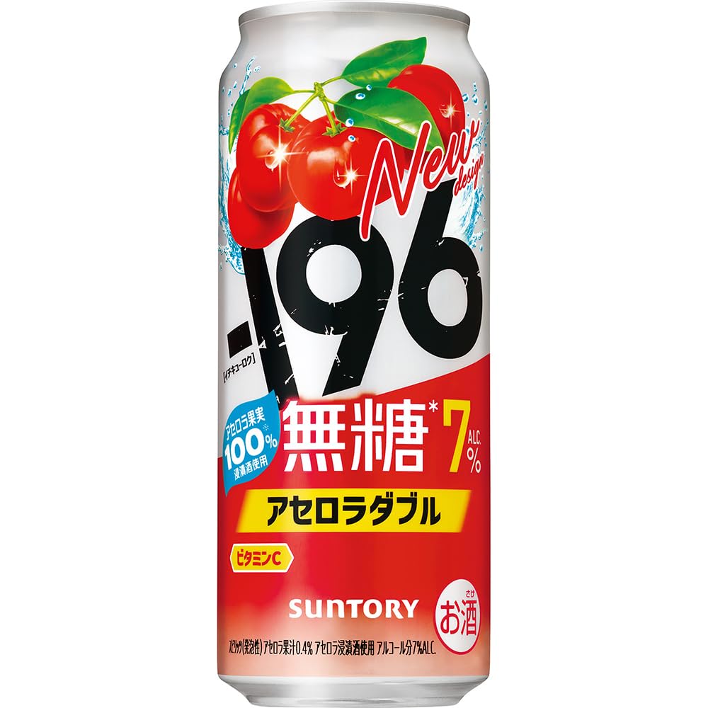 -196無糖 アセロラダブル 500ml 24本 ［サントリー チューハイ AL…
