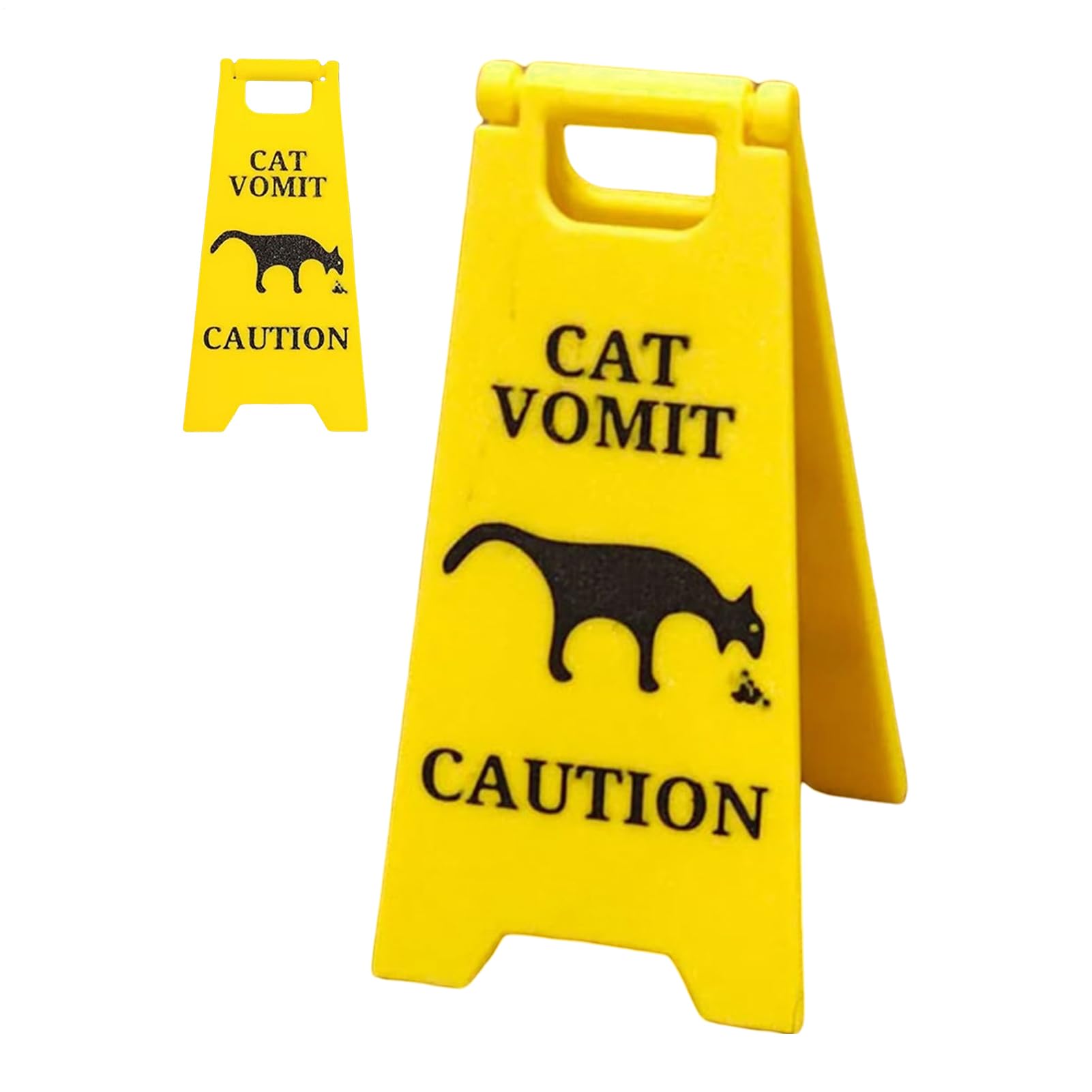 Segno Di Avvertimento Vomito Gatto Pavimento Bagnato - Indicatore Di Sicurezza Per Uso Domestico | Segno Di Cautela Per Bagno, Cucina, Camera Da Letto E Soggiorno, Avvisi Per Incidenti Per Anim