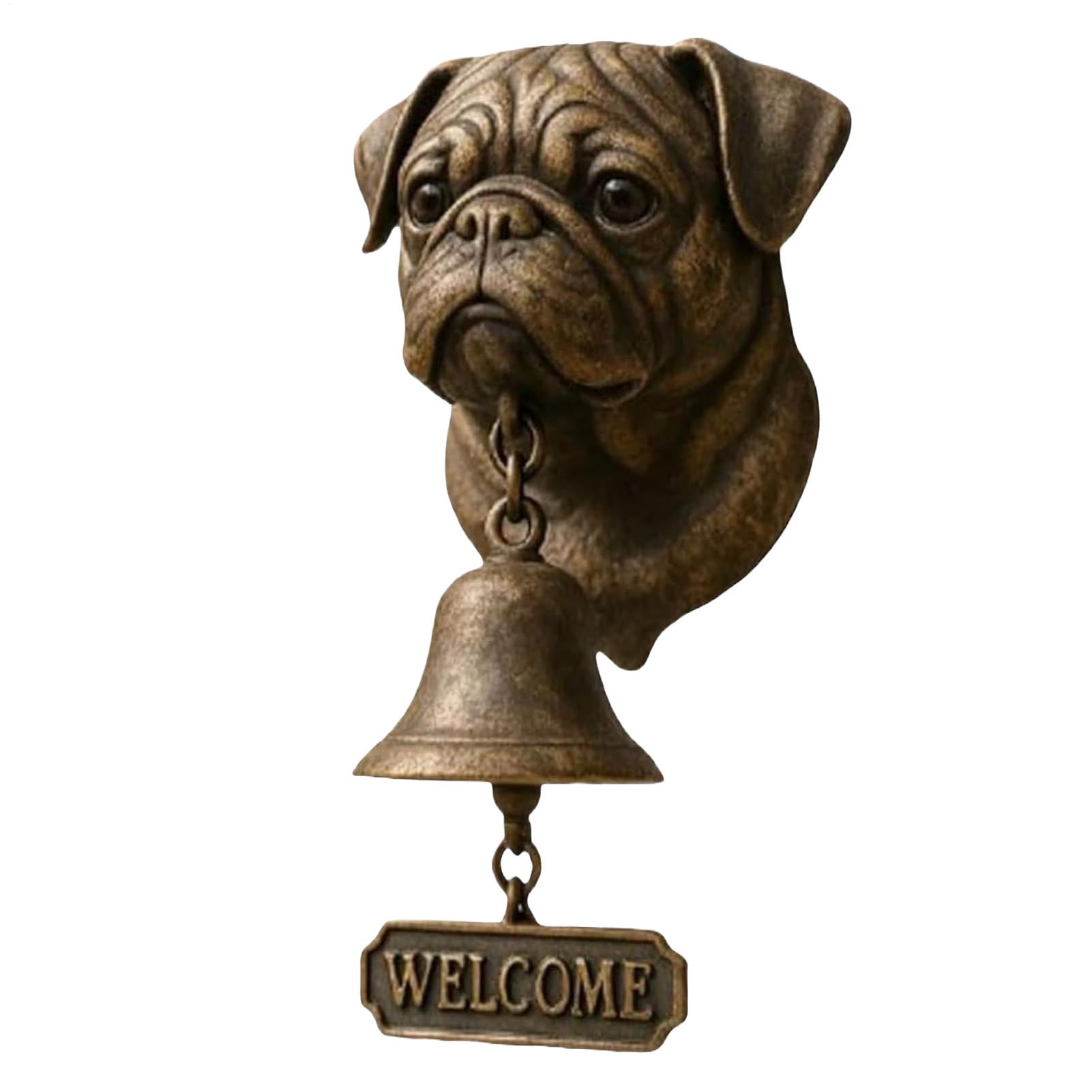 Dog Themed Doorbells Rustic Wall Mounted Vintage Animal-Themed Doorbells