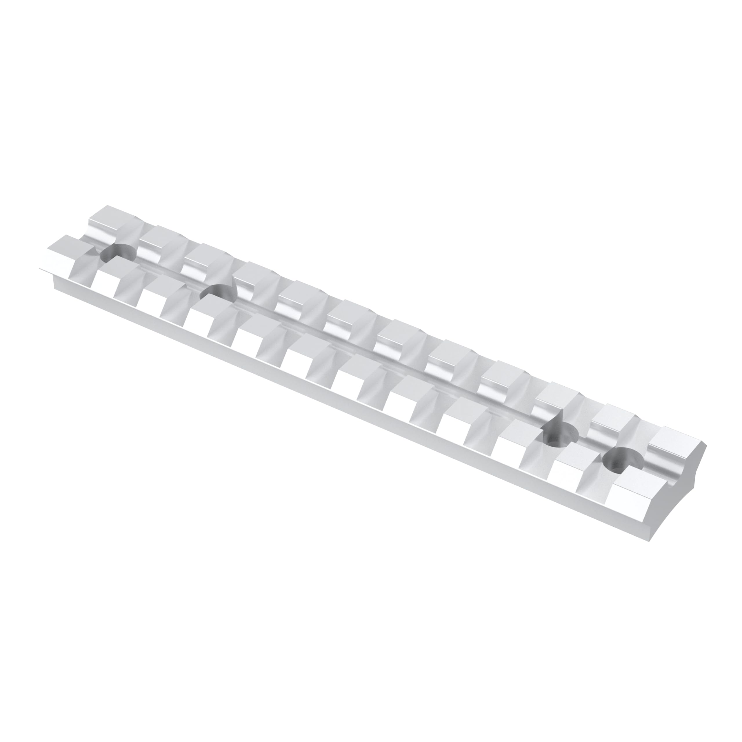 Montaje en carril Picatinny Ruger 10/22 para punto rojo, gafas telescópicas y ópticas (Rg10/22-plata)