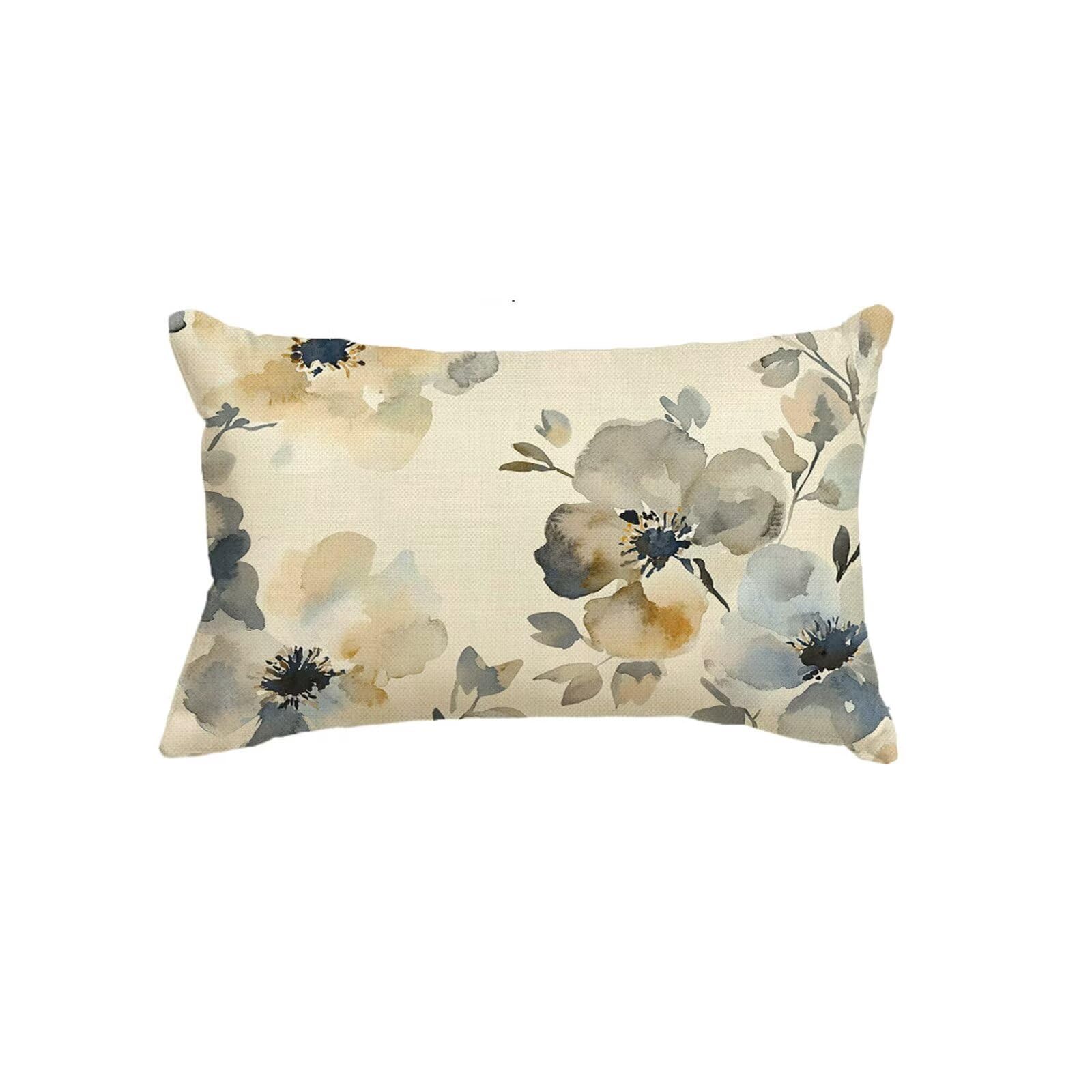 Set Van 2 Crème Kussenslopen 40 X 60 Cm - Corduroy, Gestreept Patroon Decoratieve Kussenhoezen Voor Woonkamer En Slaapkamer
