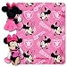 NFL Oakland Raiders Minnie Cheerleader 40x50-Inch Throw with 14-Inch Hugger