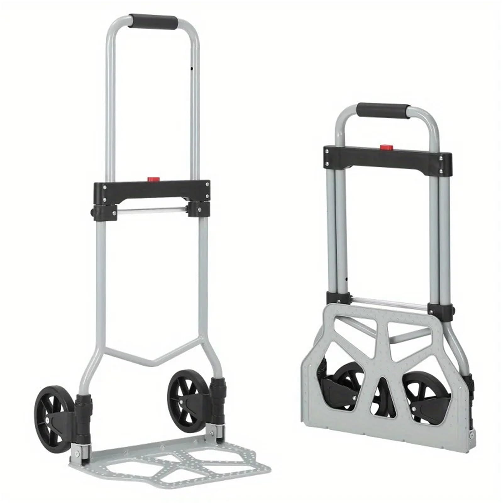 Carro de mano plegable, carrito portátil para equipaje, compras, viajes, uso doméstico