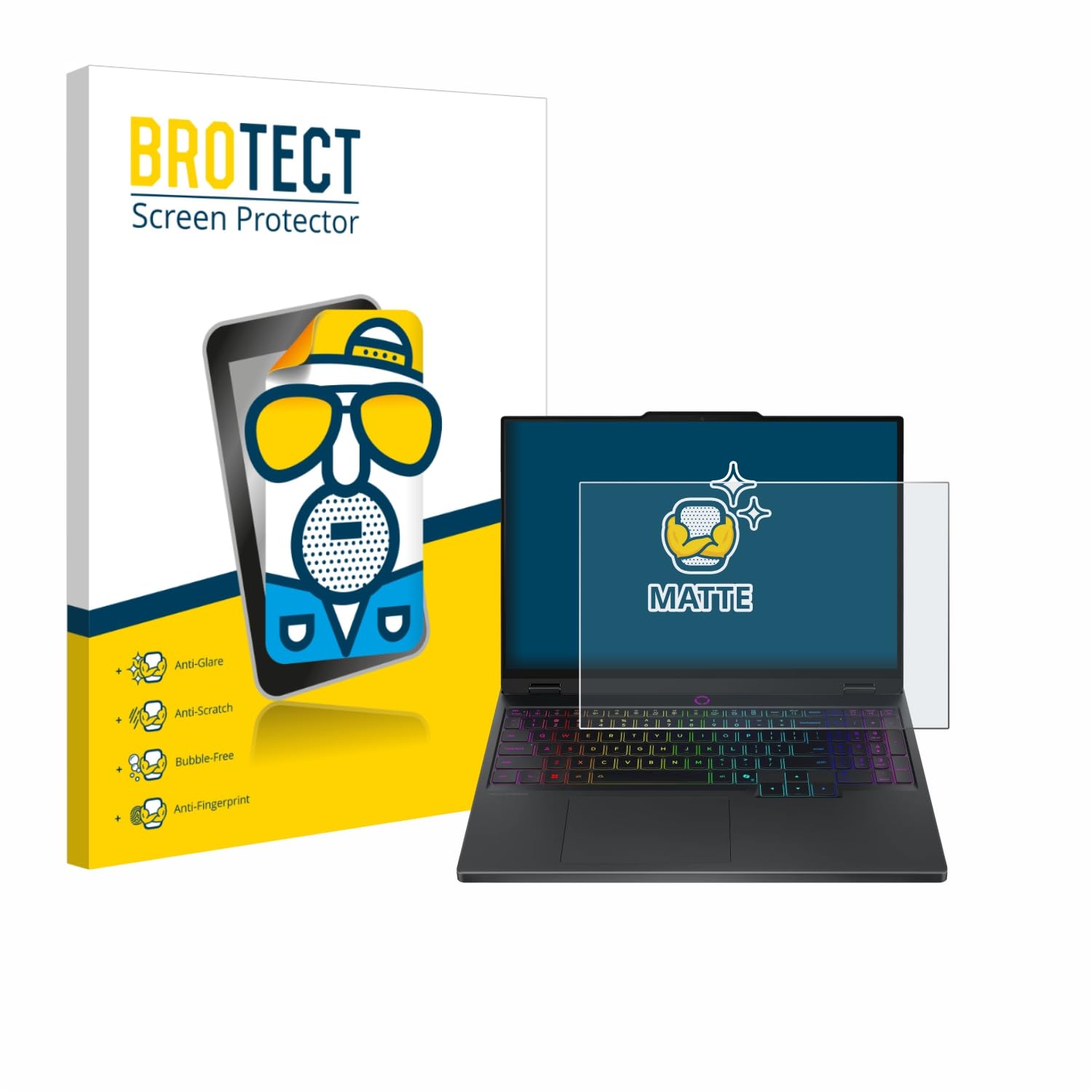 Brotect Protection Ecran Anti-Reflet pour Lenovo Legion 5 15IRX10 83LY - Film Mat