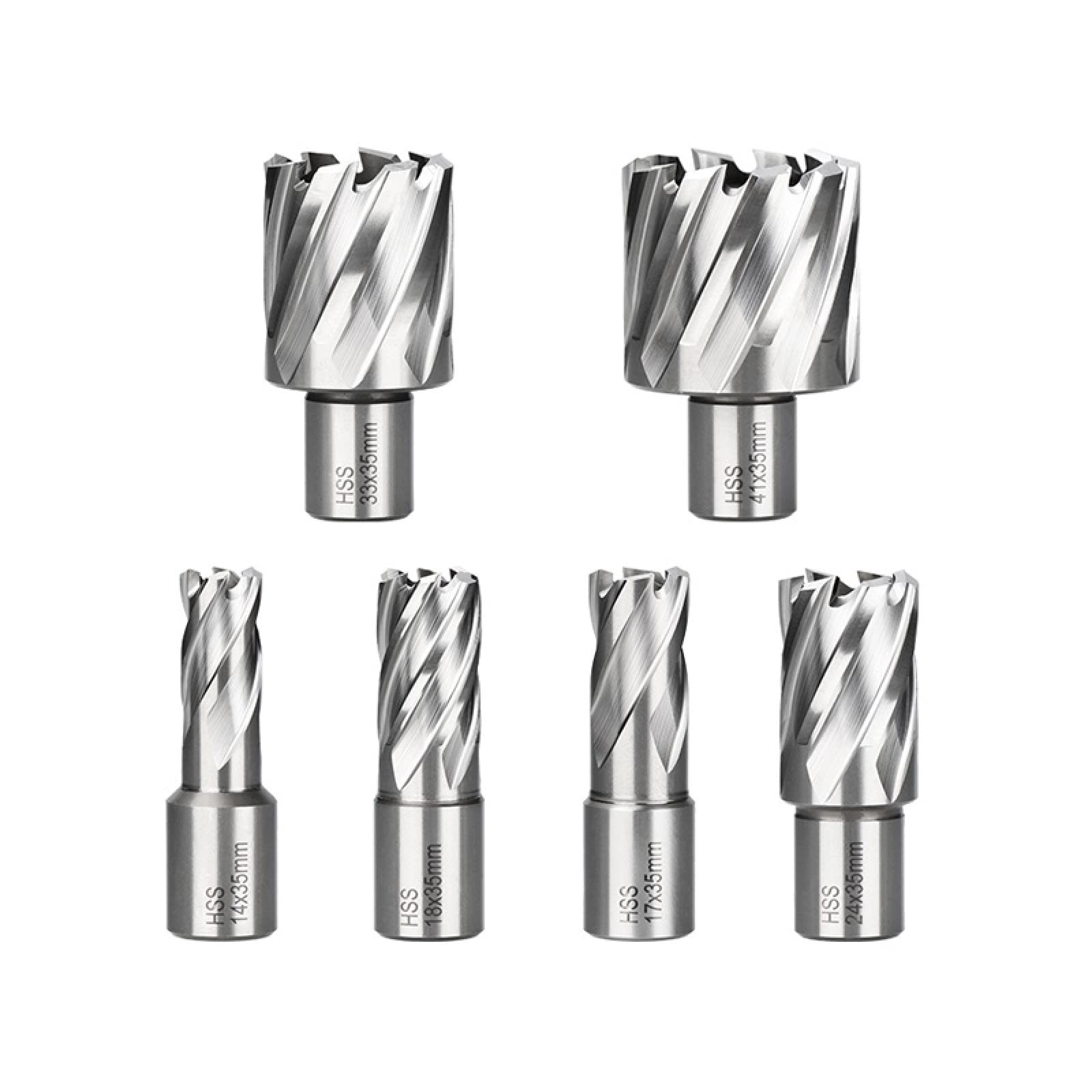 Trapano Bit Taglierina Anulare HSS 19mm Weldon Shank Punta Per Trapano Per Sega A Tazza Per Metallo Cutter Tool,32x35mm