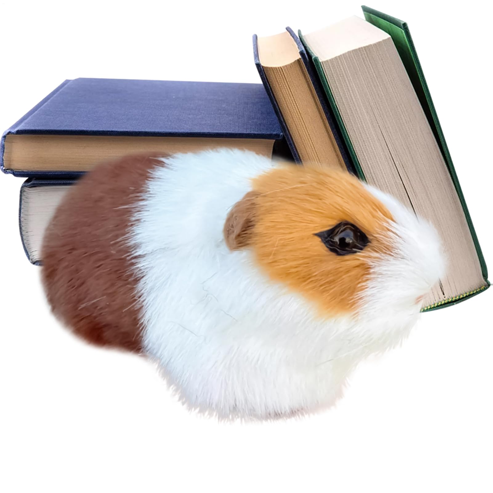 Stuffed Hamster - Realistic Cute Soft Cuddle Doll, Plush Stuffed Animal Toy, Fabric Material, Adorable Design | Hamster Plush For Kids Pet Lovers Collectors Home Office Bedroom