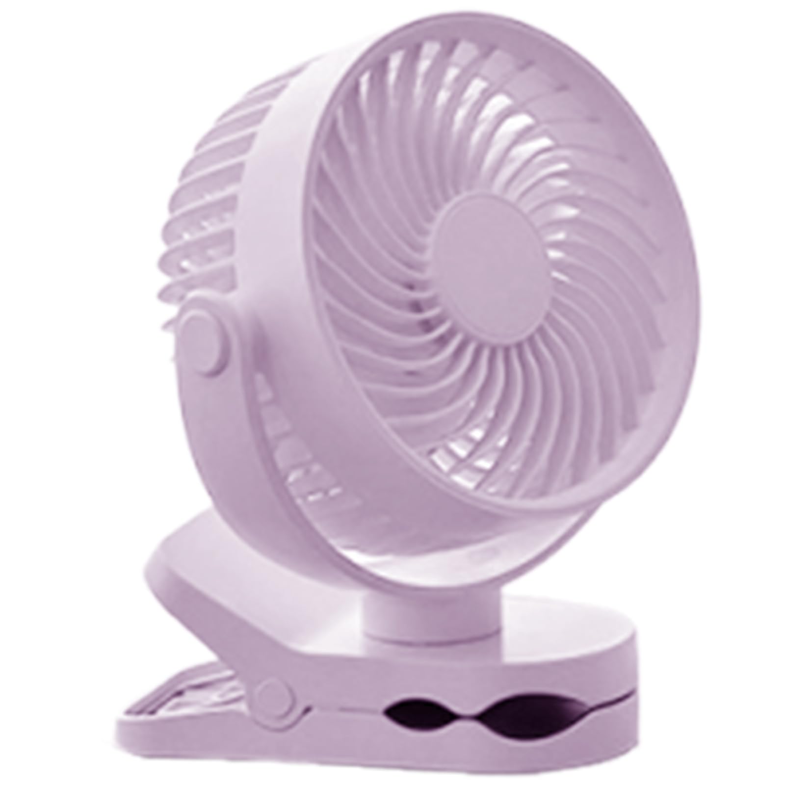 Jazuaiao Clip Fan with 360 Degree Rotation and 4 Speed Setting Multifunctional Small USB Rechargeable Desk Fan Cooling Accessory Cooling