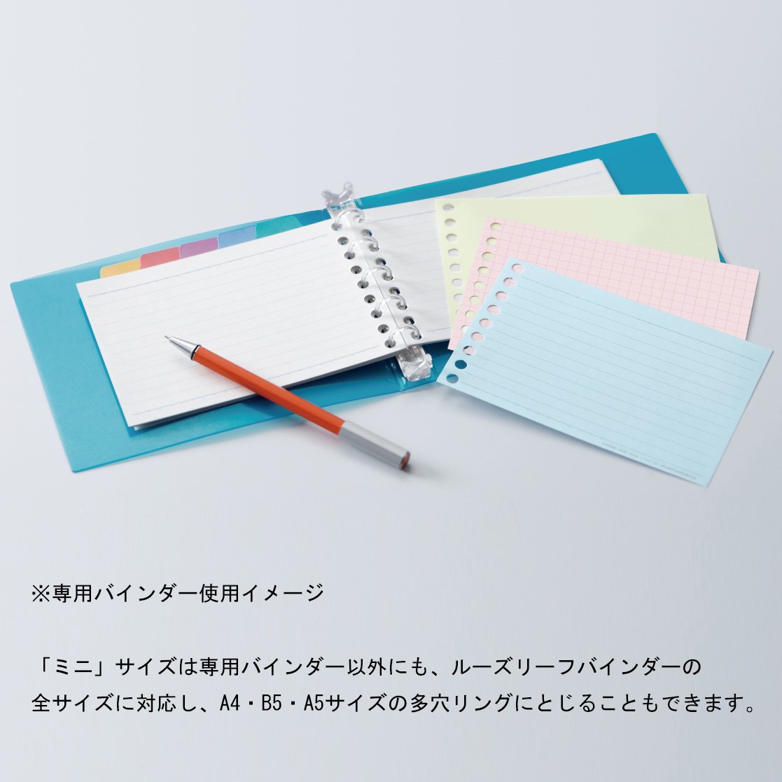Maruman B7 loose-leaf 5mm grid ruled L1432 10-volume set