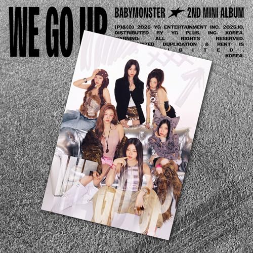 【Amazon.co.jp限定】[WE GO UP] POSTCARD Ver. -BABYMONSTER (オリジナルメガジャケ付)