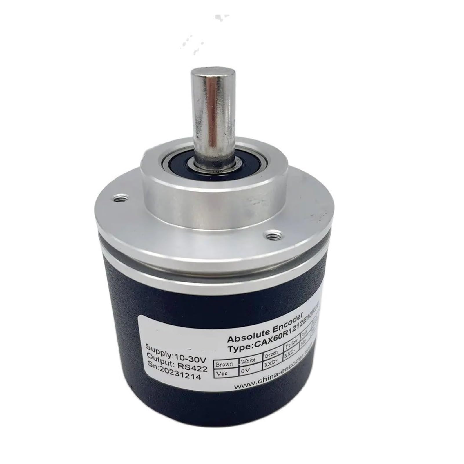 ZIDRMTKVK CAX60R1212E10R2B RS422 12-bit Multi-Turn Absolute Rotary Encoder with a Maximum Speed of 4096