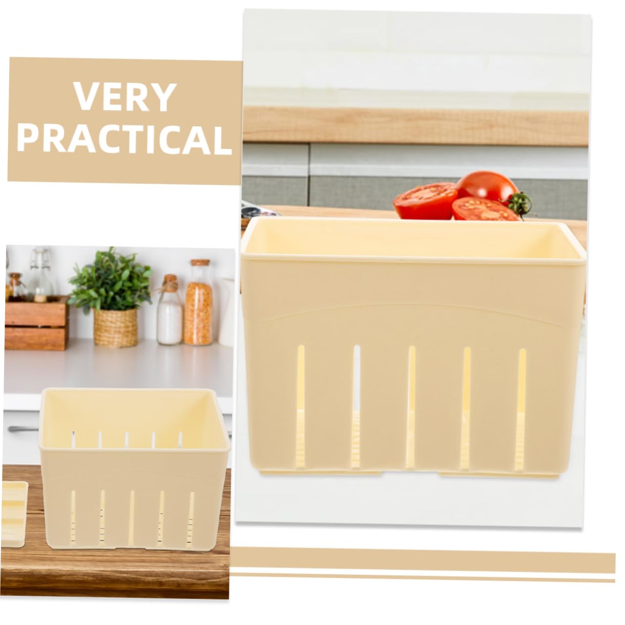 KICHOUSE Pressa Per Formaggio in Legno 4 Pezzi Stampo Per Tofu Domestico Manuale