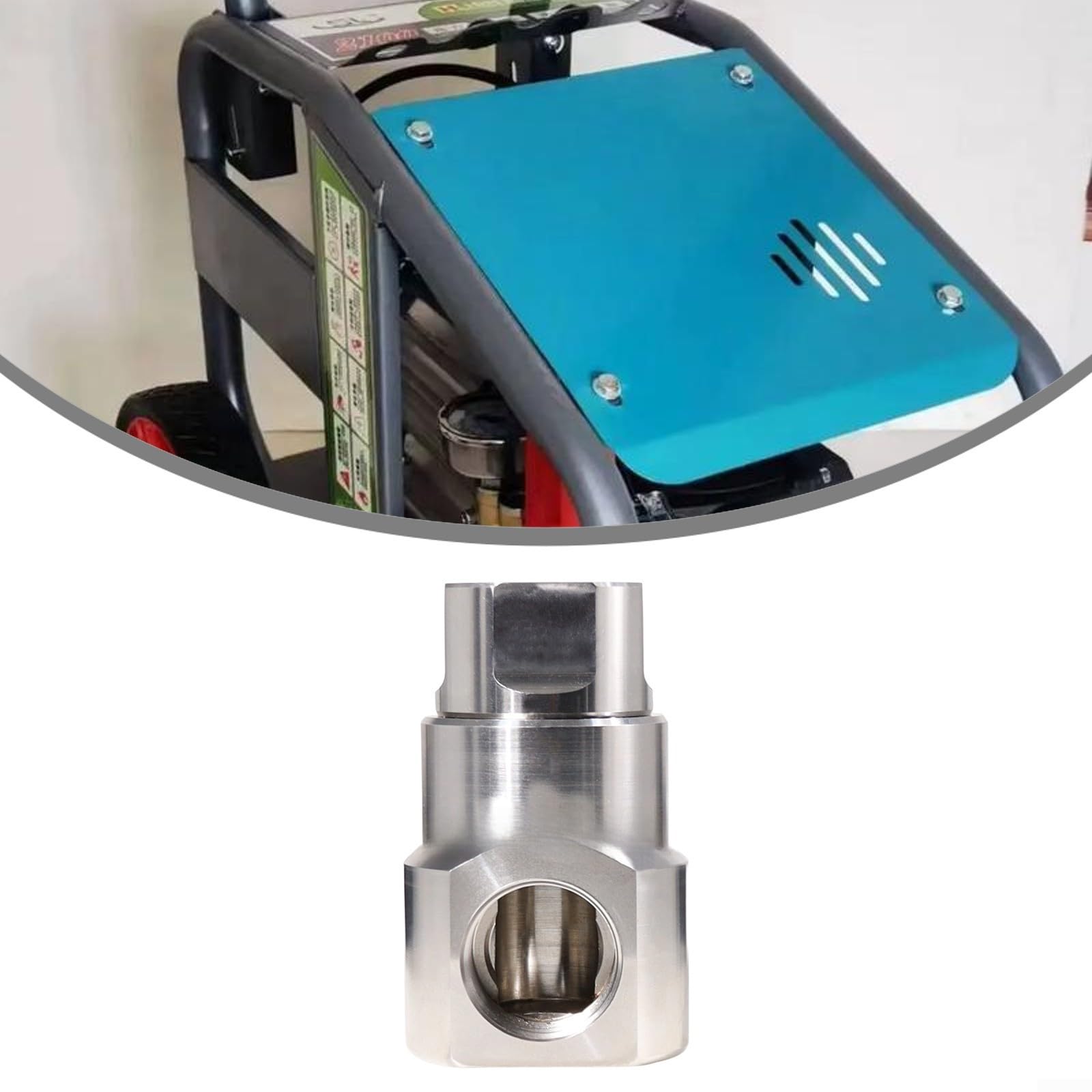 Junta giratoria resistente de 1 pulgada, construcción de acero inoxidable, compatible con rosca BSP, conector giratorio robusto para jardín y equipos de riego industriales