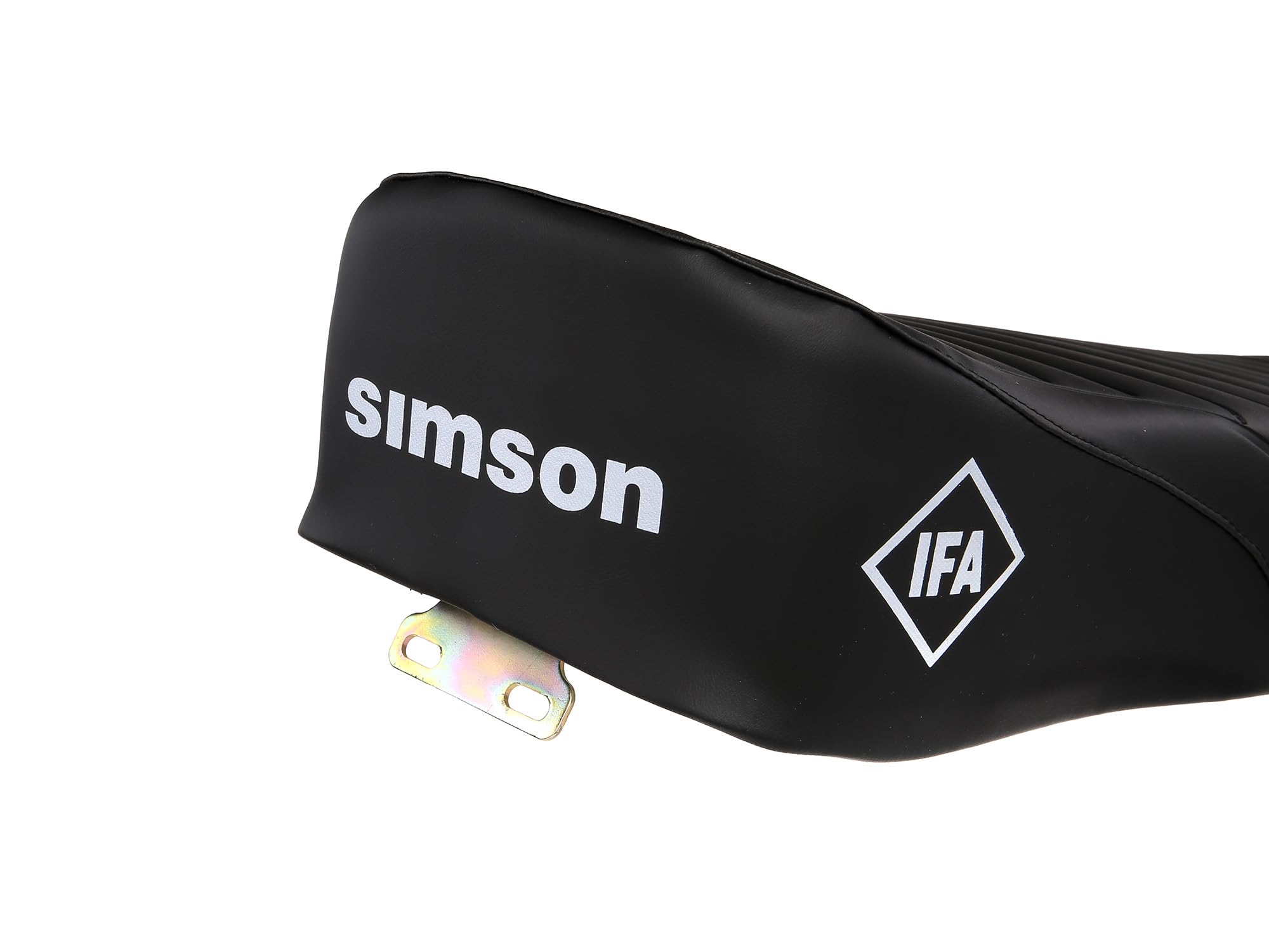 Siodełko SIMSON strukturyzowane, czarne z napisem SIMSON - Simson S50, S51, S70 Enduro