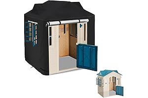 Waterproof outdoor kids playhouse cover