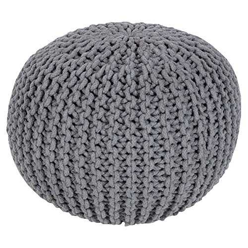 Artistic Weavers McIntosh Cotton Knitted Round Pouf 14