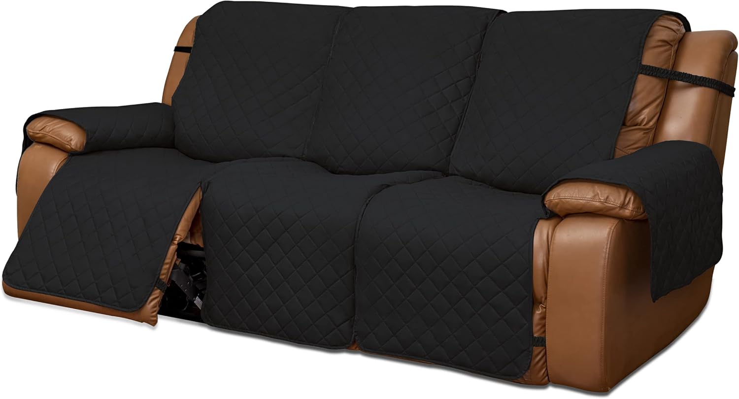 EasyGoing Oversized Recliner Sofa Cover, Reversible Couch Cover for 3 Seat Recliner