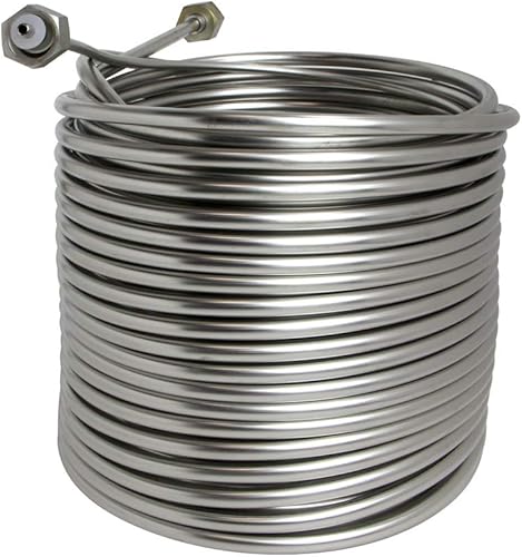Kegco Bobina de enfriamiento 3PJBC-120L, 120', acero inoxidable