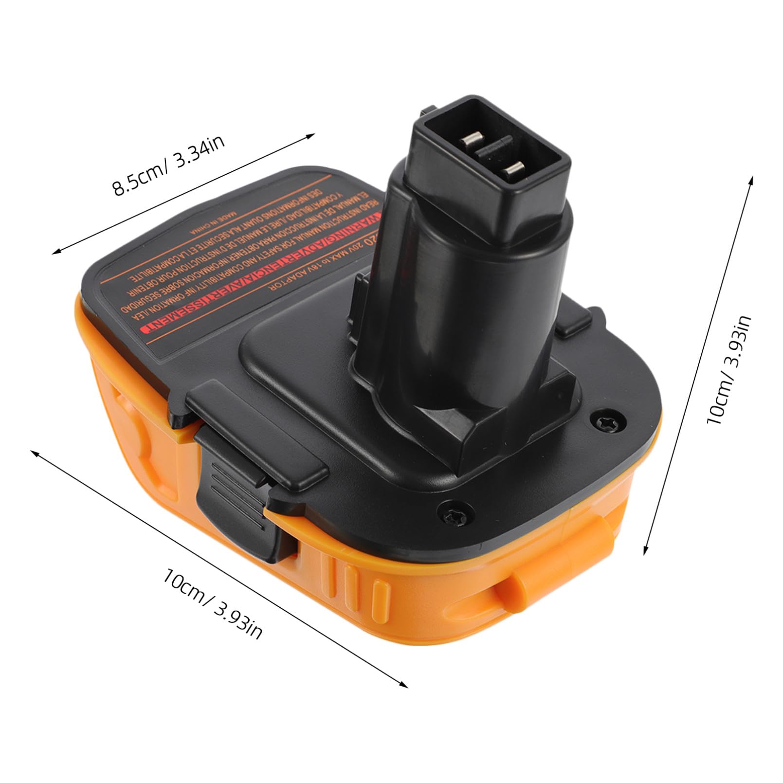 Angoily 2juegos Adaptador de Batería de Iones de Litio Cargador Convertidor para Batería Li-Ion Conector de Alimentación para Herramientas Eléctricas