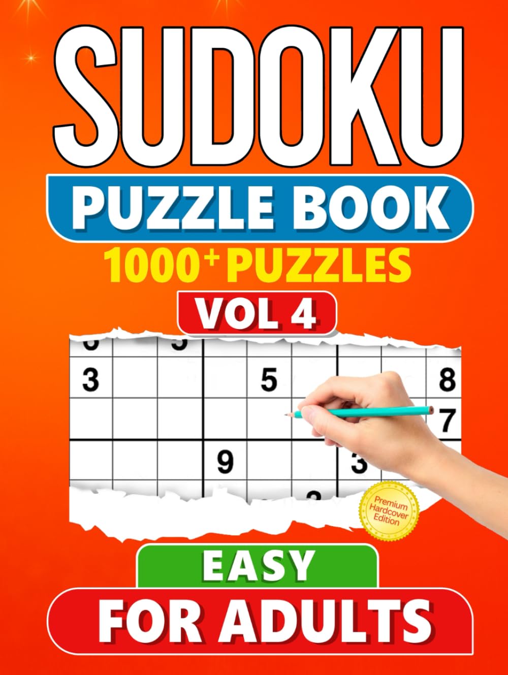 Sudoku Puzzle Book for Adults: 1000+ Easy Level Puzzles with Solutions - Vol 4