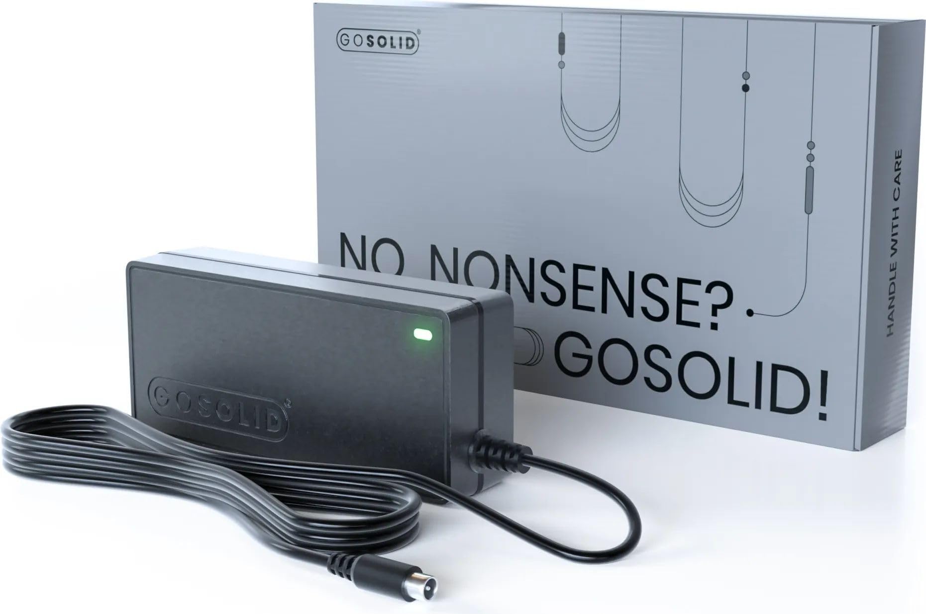 GO SOLID! Chargeur Compatible avec Augment ES 210 Trottinette électrique - 54,6V 2A